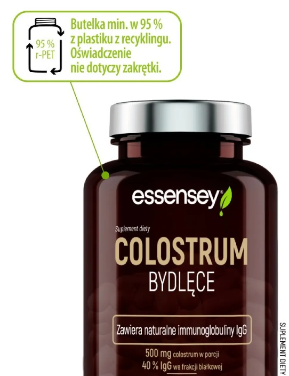 Essensey Colostrum Bydlęce, kapsułki, 90 szt.