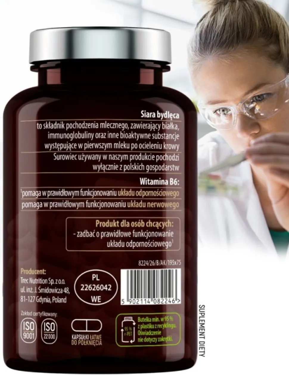 Essensey Colostrum Bydlęce, kapsułki, 90 szt.