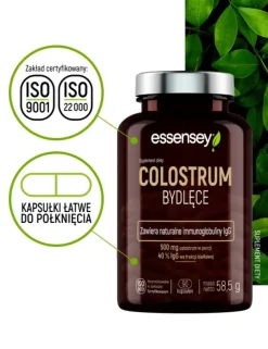 Essensey Colostrum Bydlęce, kapsułki, 90 szt.