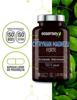 Essensey Cytrynian Magnezu Forte, kapsułki, 90 szt.