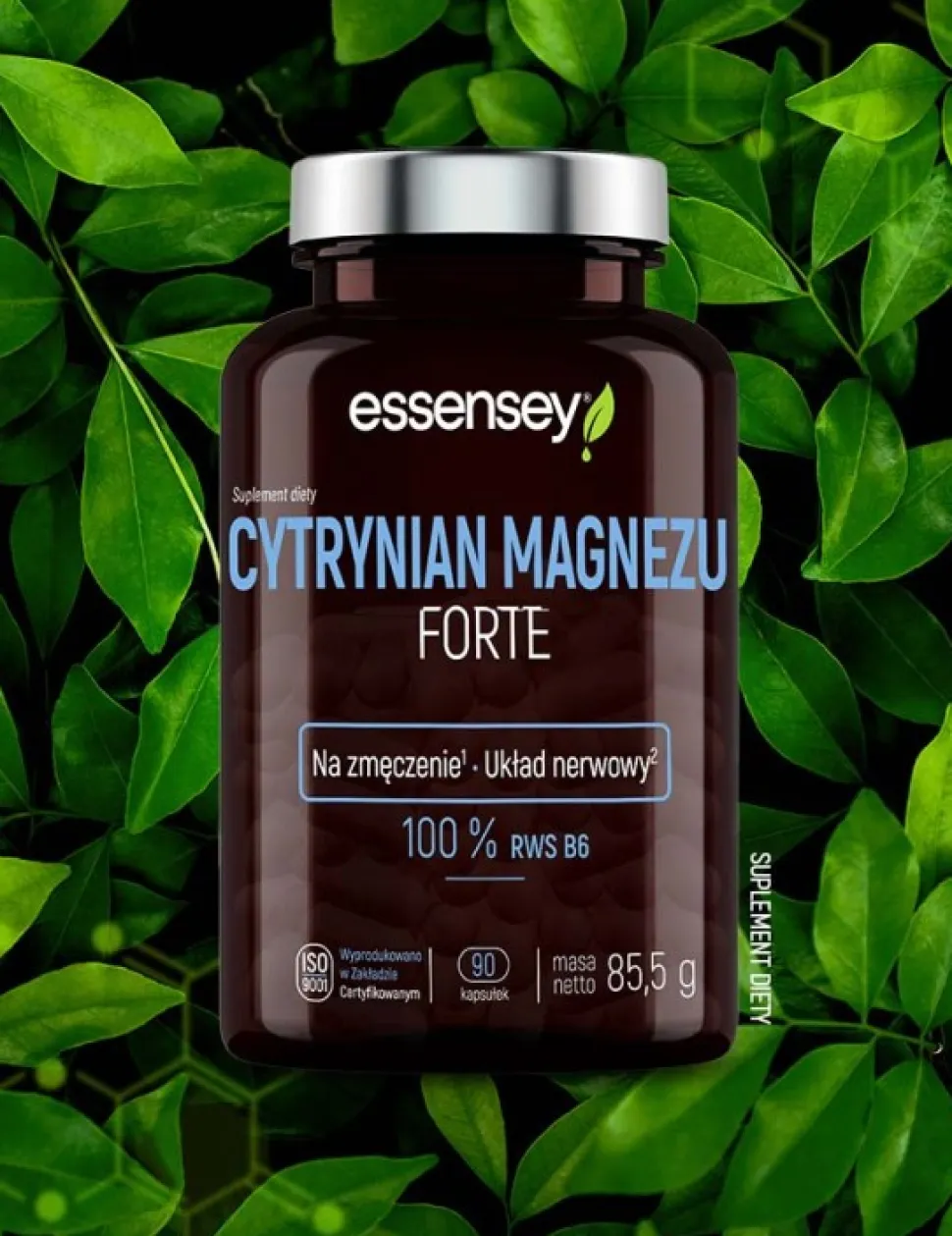 Essensey Cytrynian Magnezu Forte, kapsułki, 90 szt.