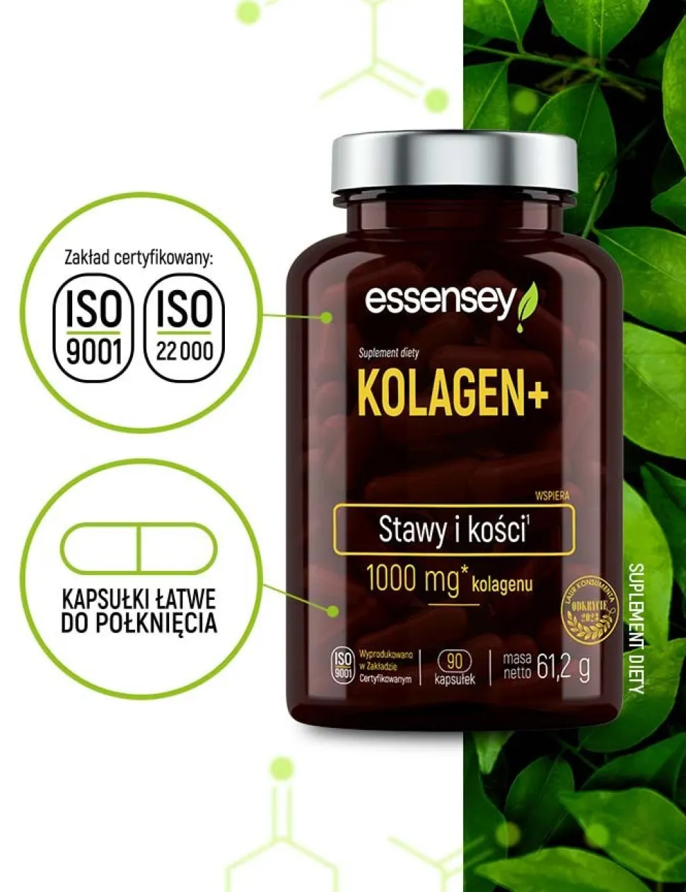 Essensey Kolagen+, kapsułki, 90 szt.