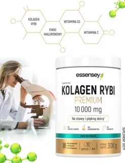 Essensey Kolagen Rybi Premium 10 000 mg, proszek, smak neutralny, 306 g
