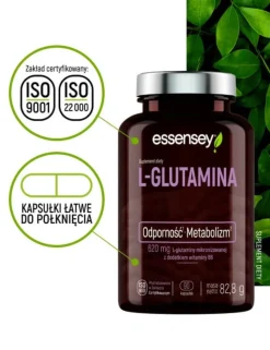 Essensey L-Glutamina, kapsułki, 90 szt.