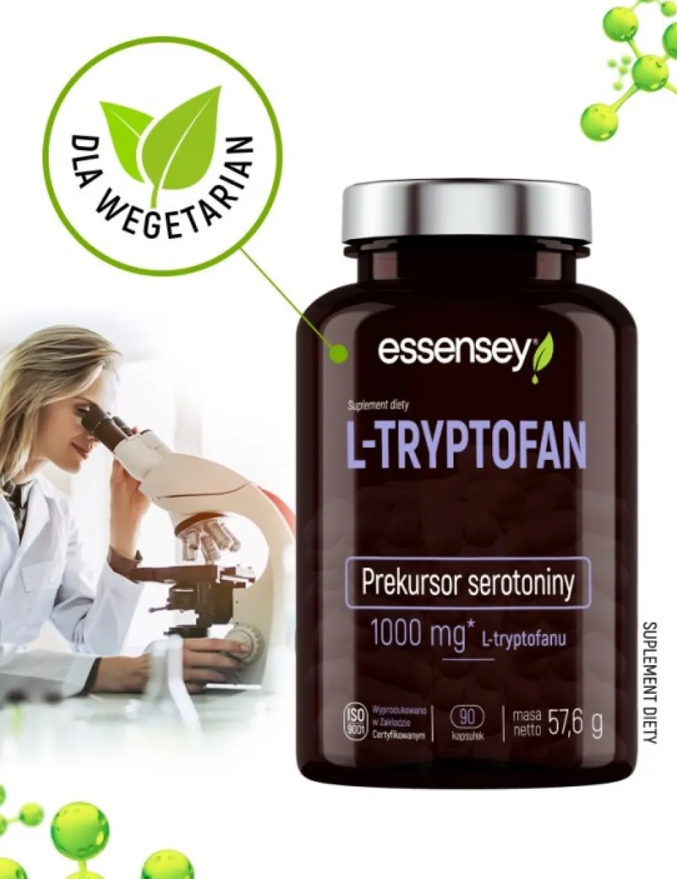 Essensey L-tryptofan, kapsułki, 90 szt.