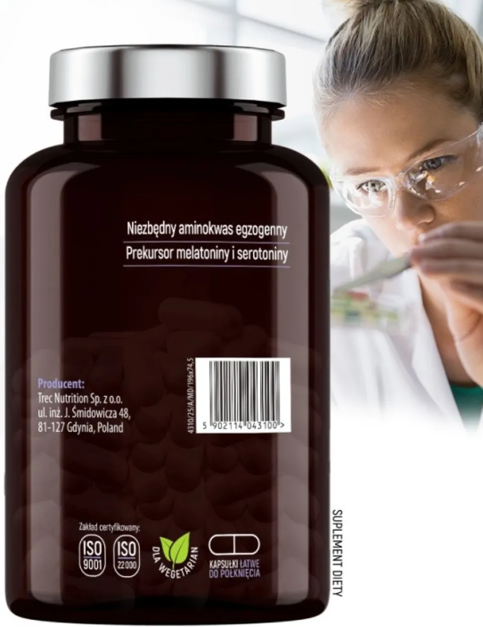 Essensey L-tryptofan, kapsułki, 90 szt.