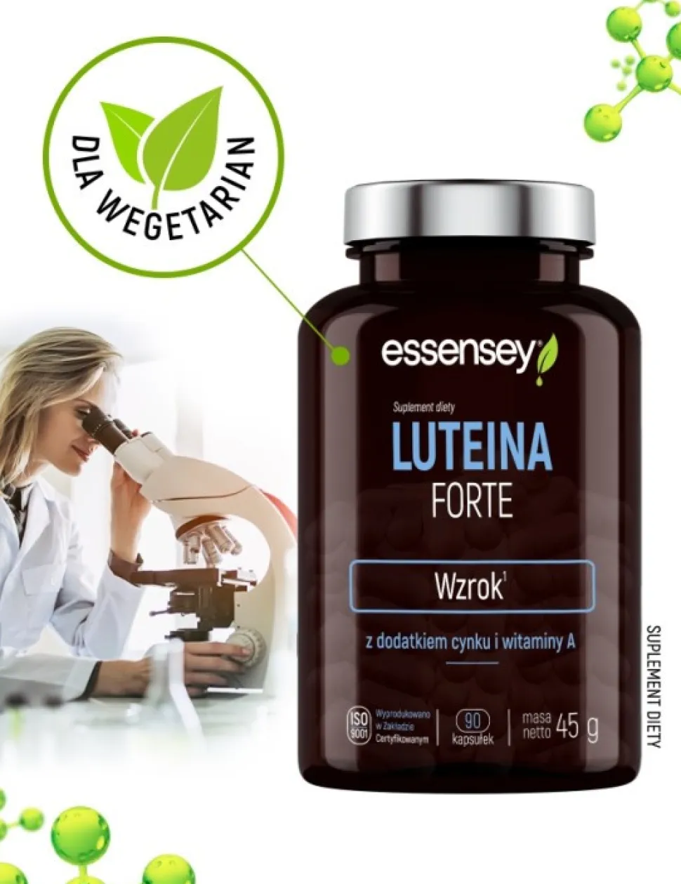 Essensey Luteina Forte, kapsułki, 90 szt.
