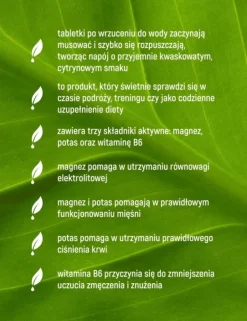Essensey Magnez + B6 Skurcz, tabletki musujące, smak cytrynowy, 20 szt.