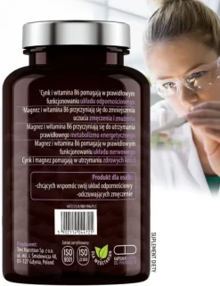 Essensey Magnez + Cynk + B6, kapsułki, 120 szt.