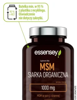 Essensey MSM siarka organiczna 1000 mg, kapsułki, 90 szt.