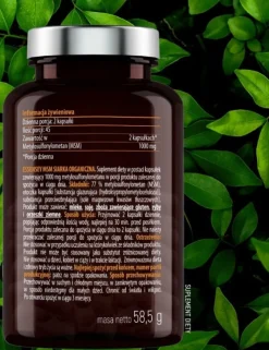 Essensey MSM siarka organiczna 1000 mg, kapsułki, 90 szt.