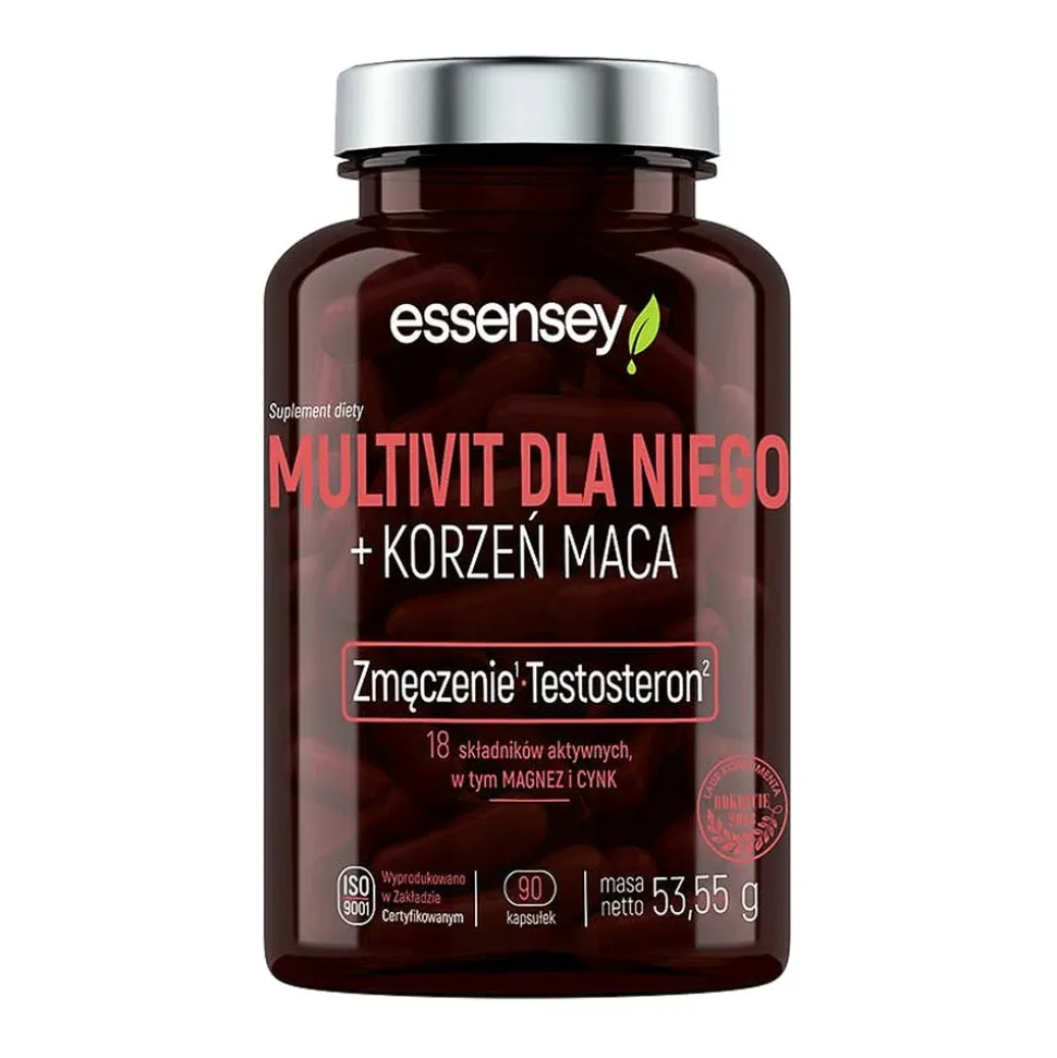 Essensey Multivit Dla Niego + Korzeń Maca, kapsułki, 90 szt.