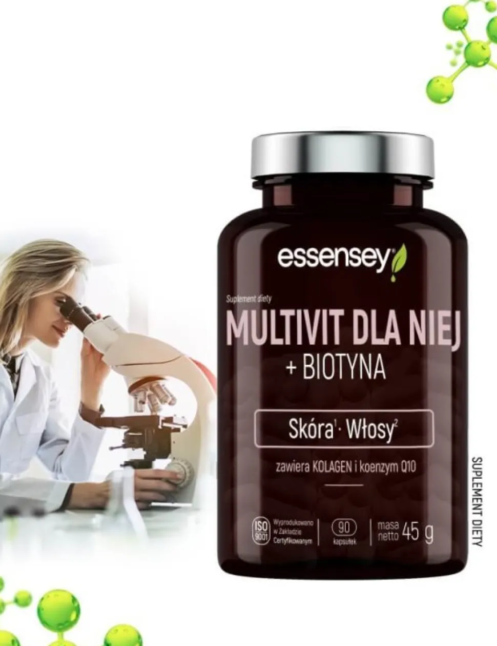 Essensey Multivit Dla Niej + Biotyna, kapsułki, 90 szt.