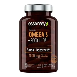 Essensey Omega 3 + 2000 IU D3, kapsułki, 90 szt.