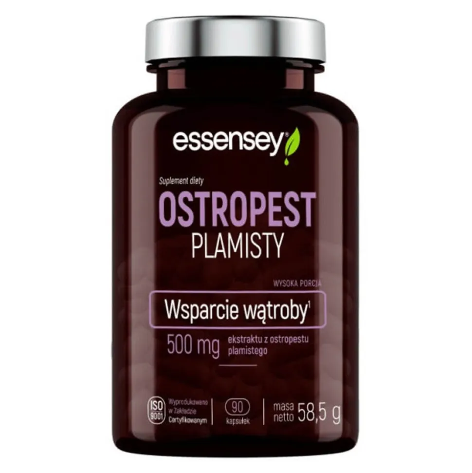 Essensey Ostropest plamisty, Wsparcie wątroby, kapsułki, 90 szt.