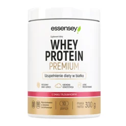 Essensey Whey Protein Premium, proszek, smak truskawkowy, 300 g