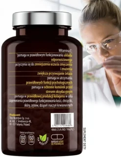 Essensey Witamina C + Cynk, Bioflawonoidy, kapsułki, 90 szt.