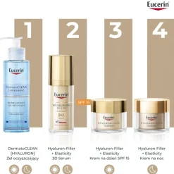 Eucerin Hyaluron-Filler + Elasticity krem na noc, do skóry dojrzałej, przeciwzmarszczkowy, 50 ml