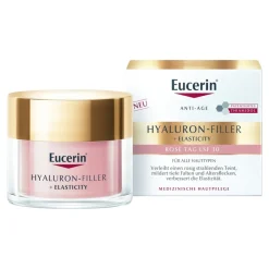 Eucerin Hyaluron Filler+Elasticity, różany krem na dzień SPF 30, 50 ml