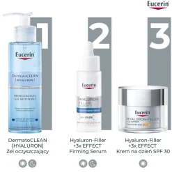 Eucerin Hyaluron-Filler, krem na dzień SPF 30 z kwasem hialuronowym, przeciwzmarszczkowy, refill, 50 ml