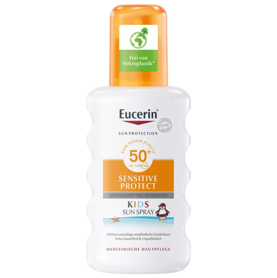 Eucerin Sensitive Protect Sun Kids SPF50+, spray ochronny, 200 ml
