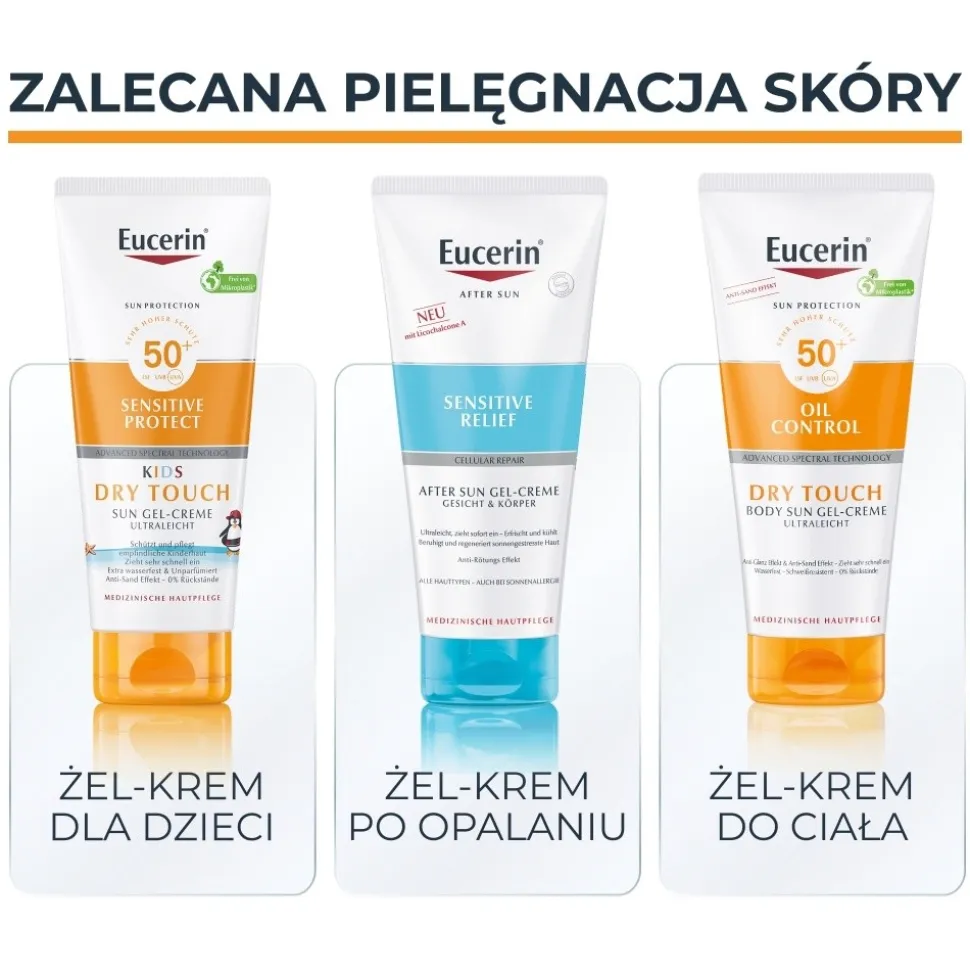Eucerin Sensitive Protect Sun Kids SPF50+, spray ochronny, 200 ml