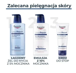 Eucerin UreaRepair, łagodny żel do mycia z 5% mocznikiem, 400 ml