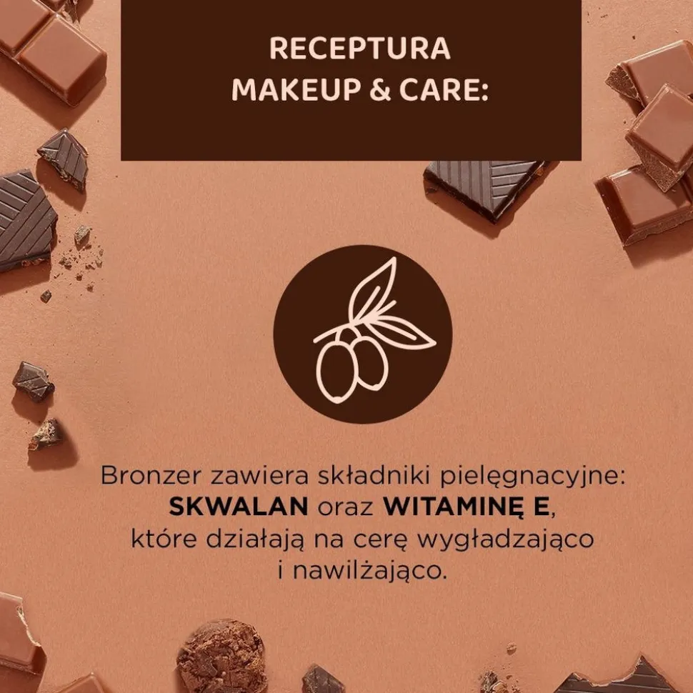 Eveline Choco Glamour, bronzer w kremie, 02, 20 g