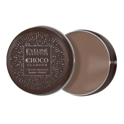 Eveline Choco Glamour, bronzer w kremie, 02, 20 g