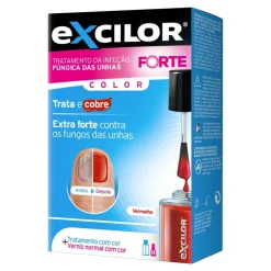 Excilor Forte Color, leczenie grzybicy paznokci, płyn, 30 ml + 8 ml