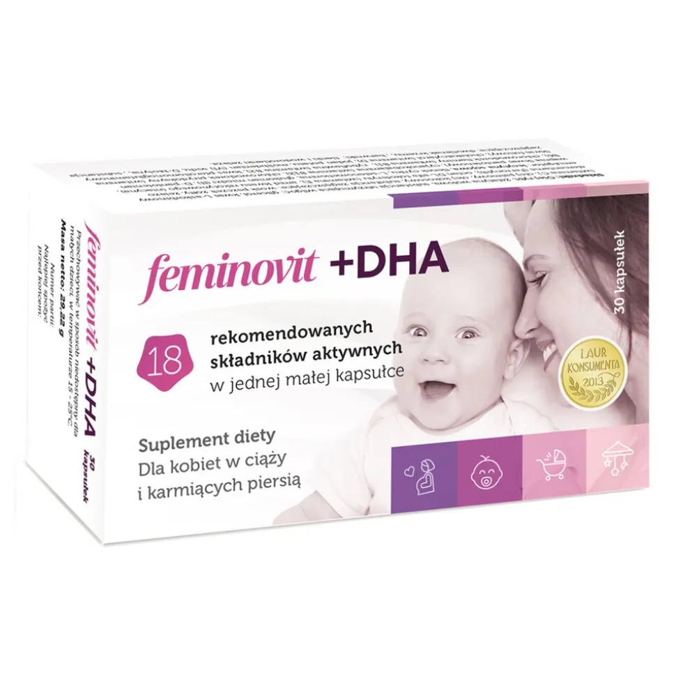 Feminovit + DHA, kapsułki miękkie, 30 szt.