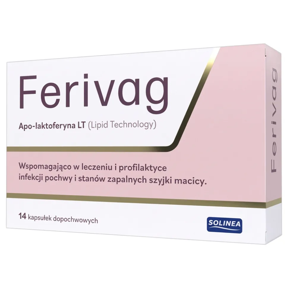 Ferivag, kapsułki dopochwowe, 14 szt.