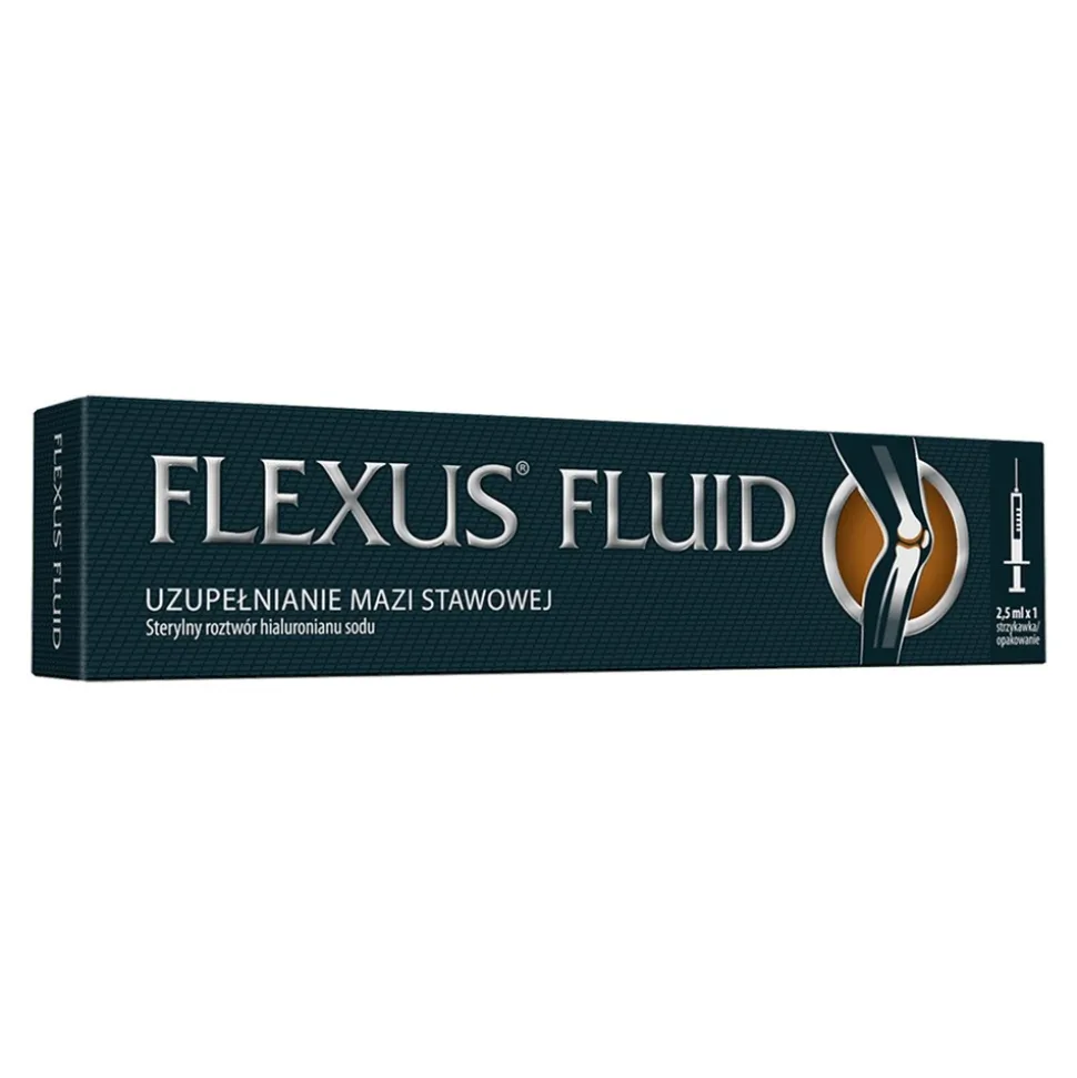 Flexus Fluid, 25 mg/2,5 ml, roztwór do wstrzyknięć dostawowych, 1 strzykawka