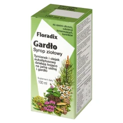 Floradix Gardło, syrop ziołowy, 100 ml