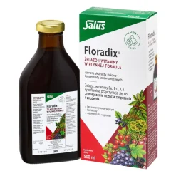 Floradix, płyn żelazo i witaminy, 500 ml