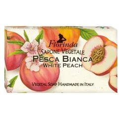 Florinda, naturalne mydło roślinne, biała brzoskwinia, 100 g