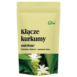 Flos Kurkuma kłącze mielone, herbatka ziołowa. 80 g