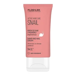 Flos-Lek Active Hand Care Snail, krem do rąk i paznokci, 50 ml