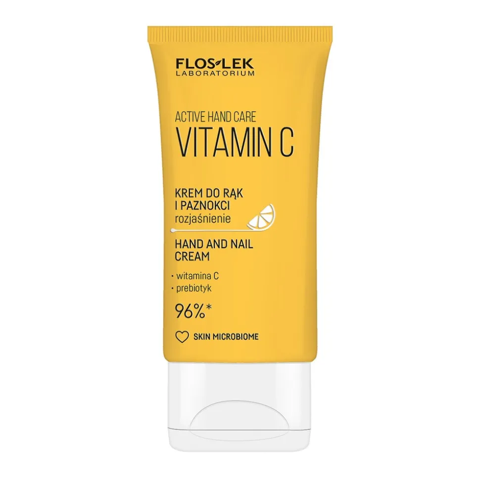 Flos-Lek Active Hand Care Vitamin C, krem do rąk i paznokci, 50 ml