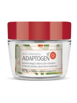 Flos-Lek Adaptogen, wzmacniający krem z żeń-szeniem na dzień, refill, 50 ml