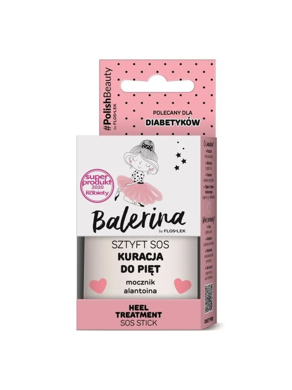 Flos-Lek Balerina, sztyft SOS kuracja do pięt, 20 g