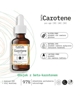 Flos-Lek betaCarotene pro age Olejek z beta-karotenem, 30 ml