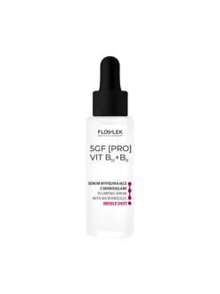 Flos-Lek Biotech Concept Needle Shot, serum wypełniające z mikroigłami do twarzy, 5GF [PRO] VIT B12+B9, 30 ml