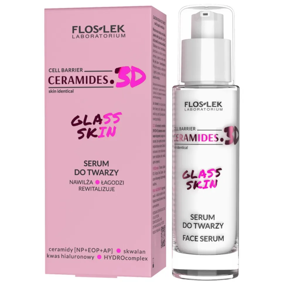 Flos-Lek Ceramides 3D Glass Skin, serum do twarzy, 30 ml