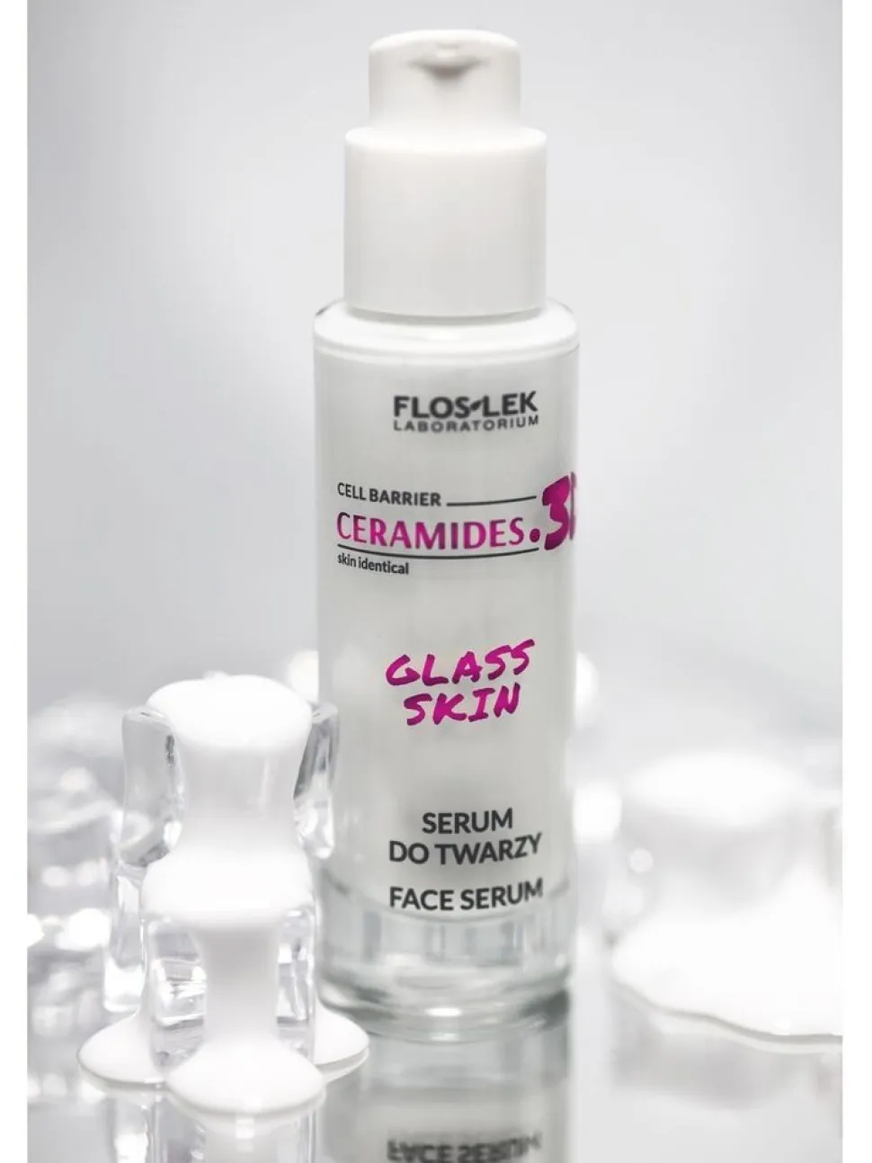 Flos-Lek Ceramides 3D Glass Skin, serum do twarzy, 30 ml