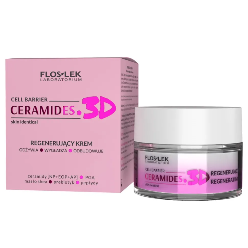 Flos-Lek Ceramides.3D, regenerujący krem, 50 ml