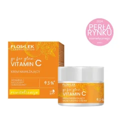 Flos-Lek Go For Glow Vitamin C, krem nawilżający na dzień i na noc, 50 ml