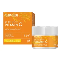 Flos-Lek Go For Glow Vitamin C, krem nawilżający na dzień i na noc, 50 ml