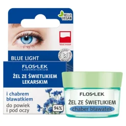 Flos-Lek Laboratorium, żel ze świetlikiem lekarskim i chabrem bławatkiem do powiek i pod oczy, 10 g