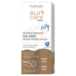 FlosLek Laboratorium Sun Care Derma City, matujący krem BB SPF 50+, 30 ml